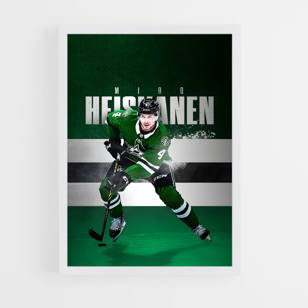 Poster Miro de heiskanen – affiche Hockey sur glace (vue 3)